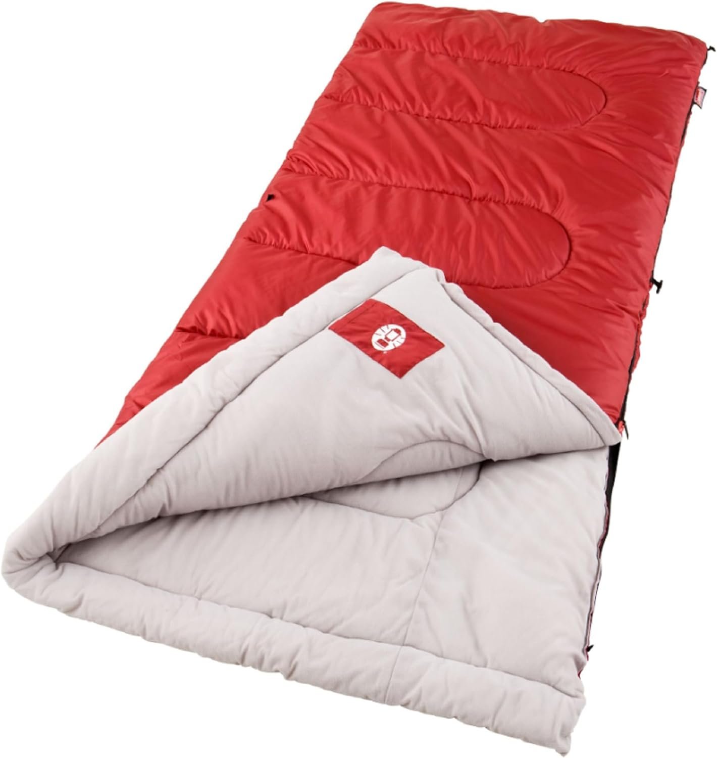 Coleman Palmetto 30⁰F Adult Sleeping Bag, Cool-Weather Sleeping Bag with Snag-Free Zipper & Soft Liner, Machine Washable