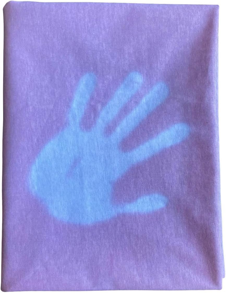 Thermochromic Heat Reactive Fabric Temperature-Sensitive Color-Changing Cloth (Rose Red to Blue) Ideal for DIY Home & Commercial Use in Garments, Crafts, Curtains, Tablecloths