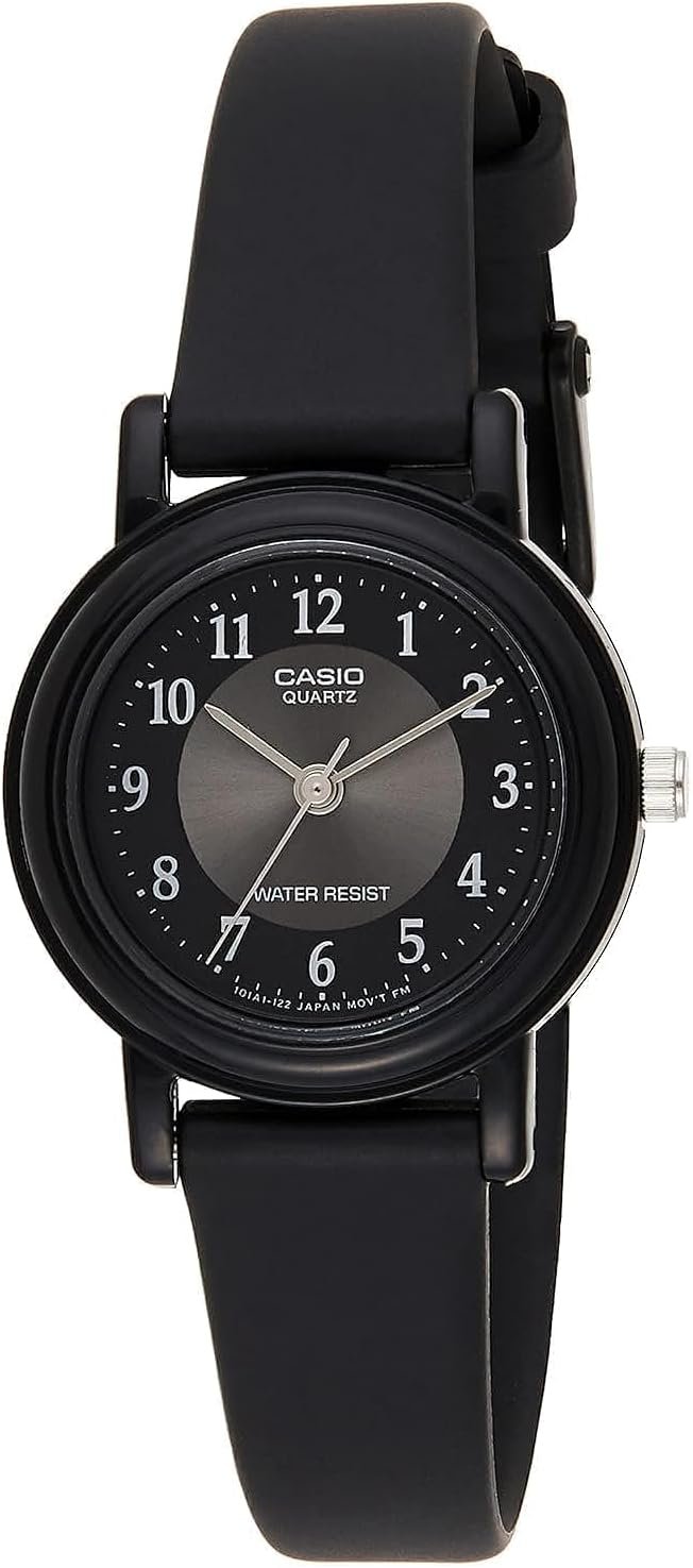 Casio LQ139A-1B3 Series | Watches for Women | Classic Analog Watch | Black | Water Resistant | Easy to Read Display | Lightweight & Comfortable | 3-Hand Analog | Accurate Timekeeping | 3 Year Battery