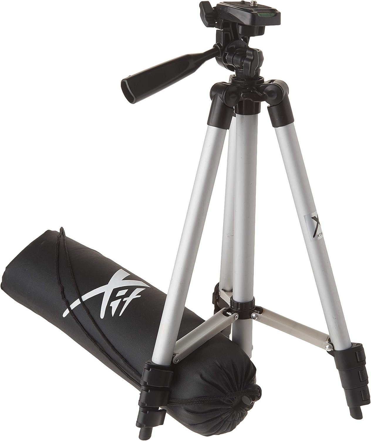 50 Inch Aluminum Camera Tripod for Canon, Nikon, Sony, Samsung, Olympus, Panasonic & Pentax + eCost Microfiber