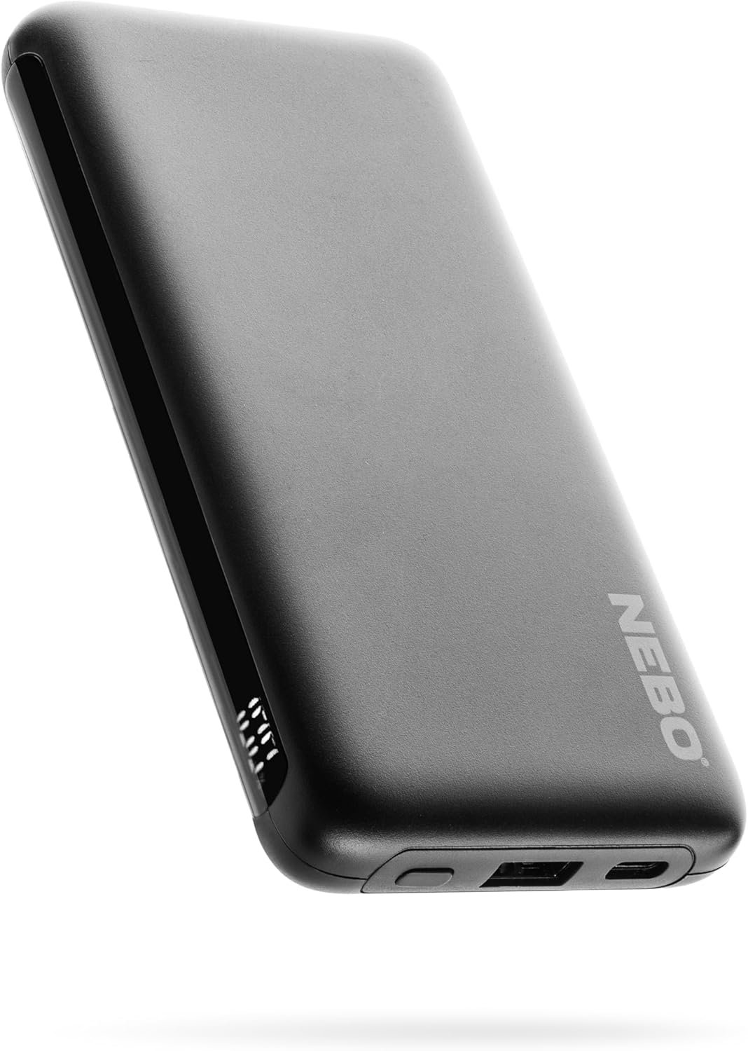 NEBO 10K 10000mAh Power Bank | 37Wh Capacity, 2-Way Output Charging, Durable USB & USB-C Ports, Compatible with iPhone & Android, TSA Approved Travel Essential