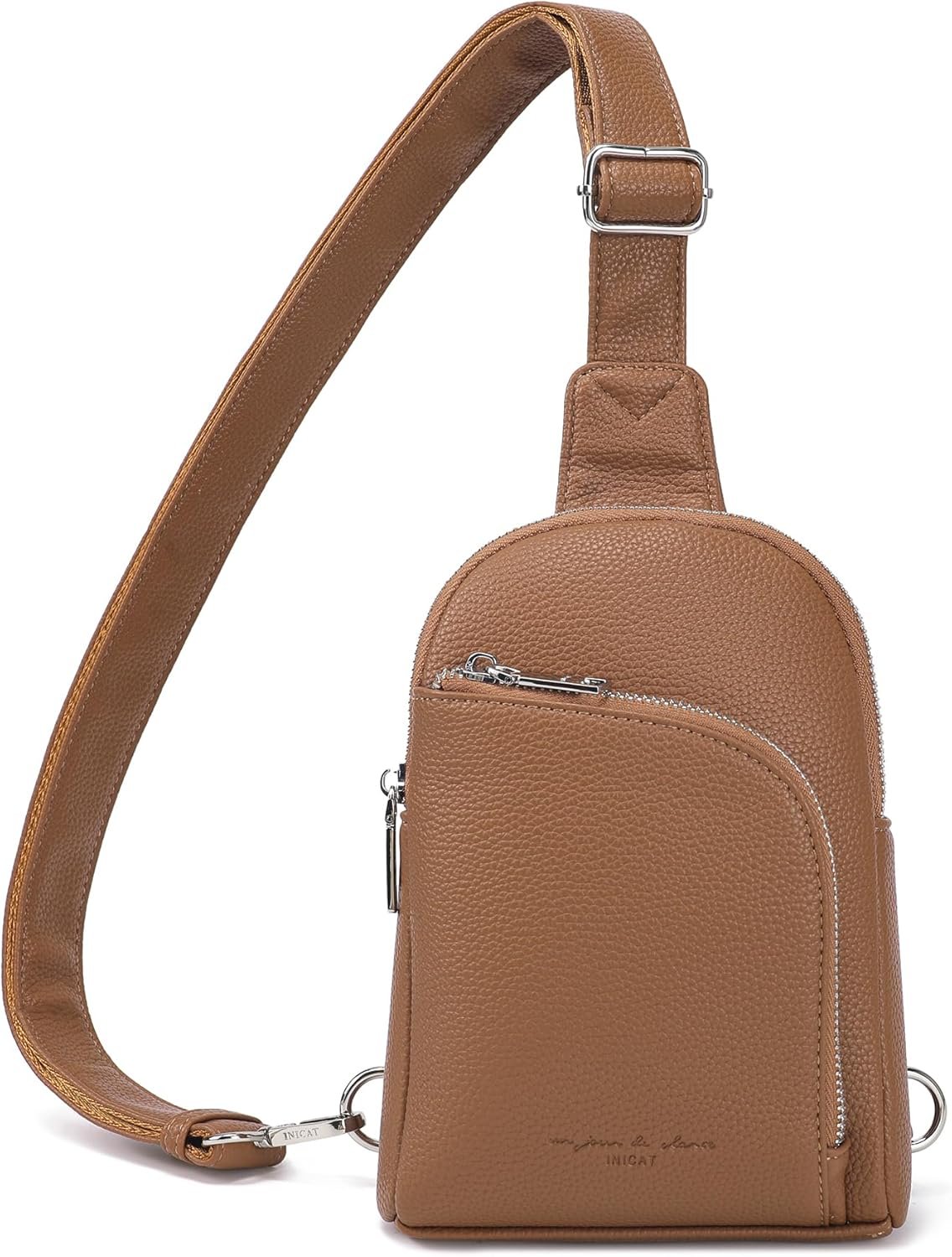 INICAT RFID Blocking Sling Bag Anti Theft Crossbody Bags for Women Travel Fanny Pack Cross Body for Woman Chest Bag