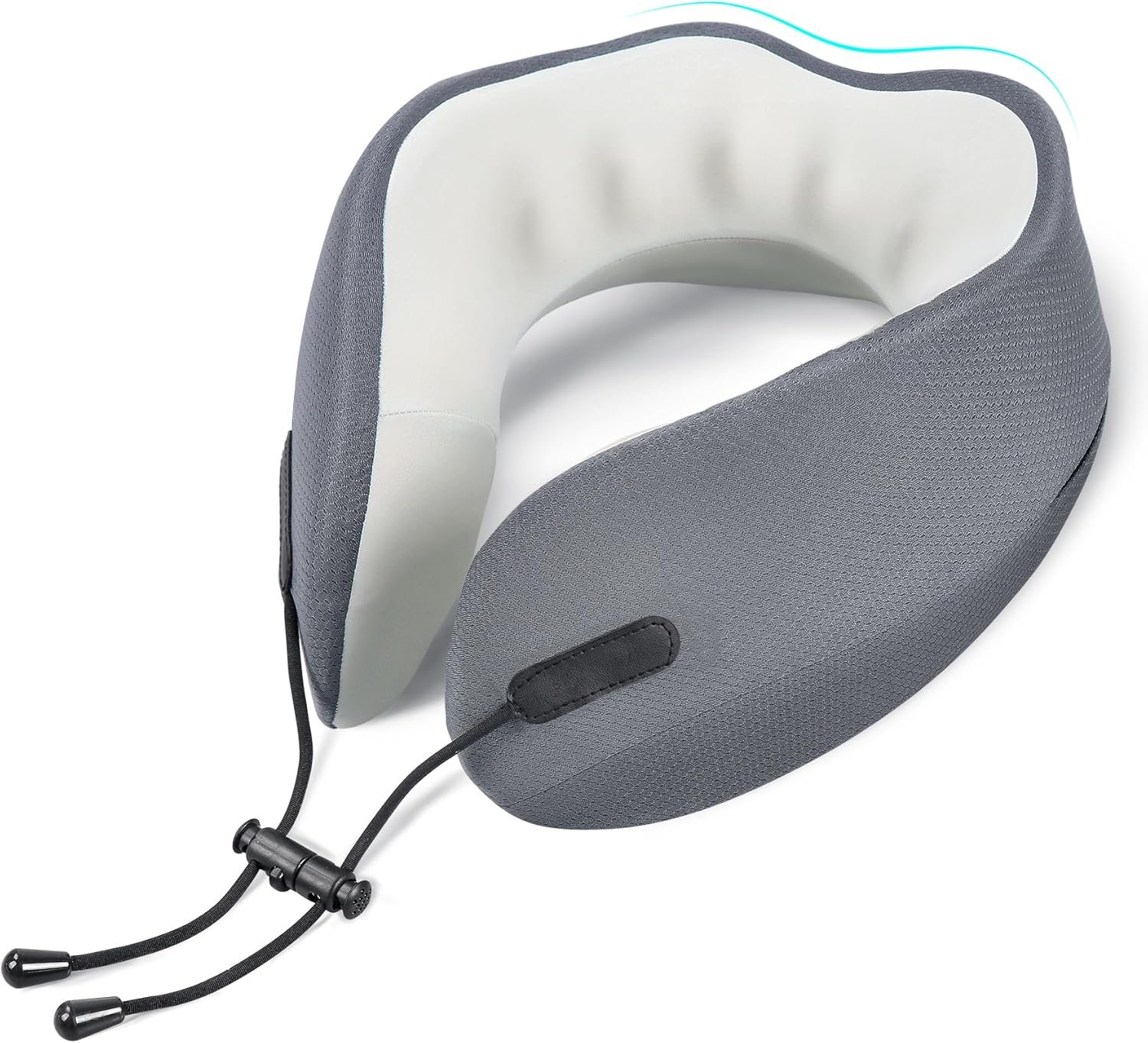 Cozyhealth Travel Neck Pillow for While Sleeping on Airplane, Memory Foam Comfort Travel Pillow, Gently Neck Head Support Sleeping Rest, Airplane Car and Home Use (Small)