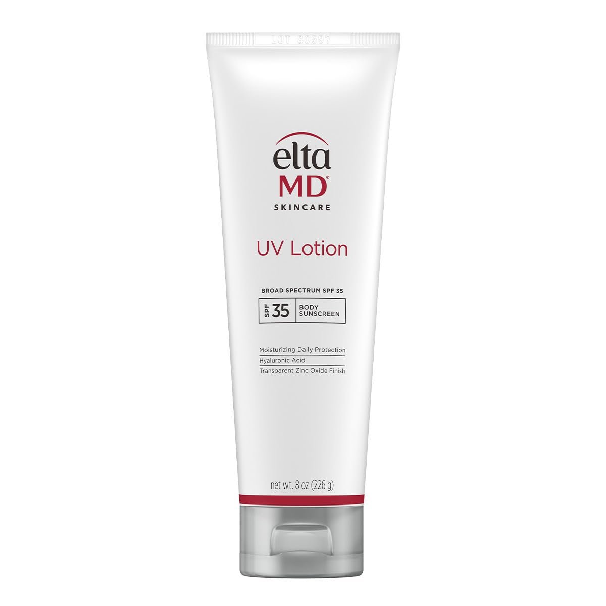EltaMD UV Lotion Body Sunscreen, SPF 30+ Sunscreen, Body Lotion with SPF Made with Zinc Oxide and Hyaluronic Acid