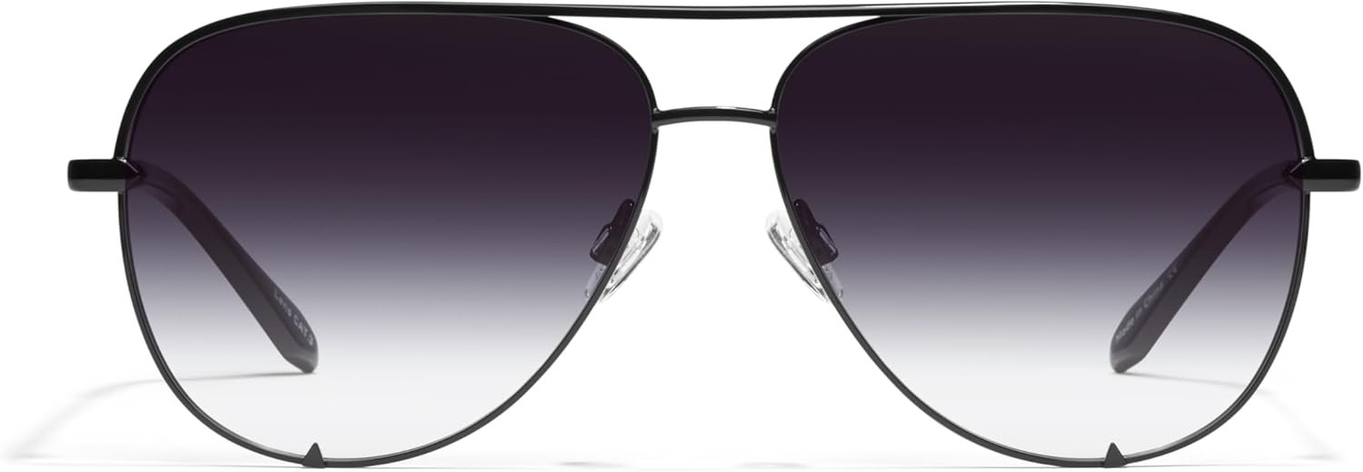 QUAY – Sunglasses For Men & Women, Extra-Oversized Aviator Shades, UV Protected Lenses