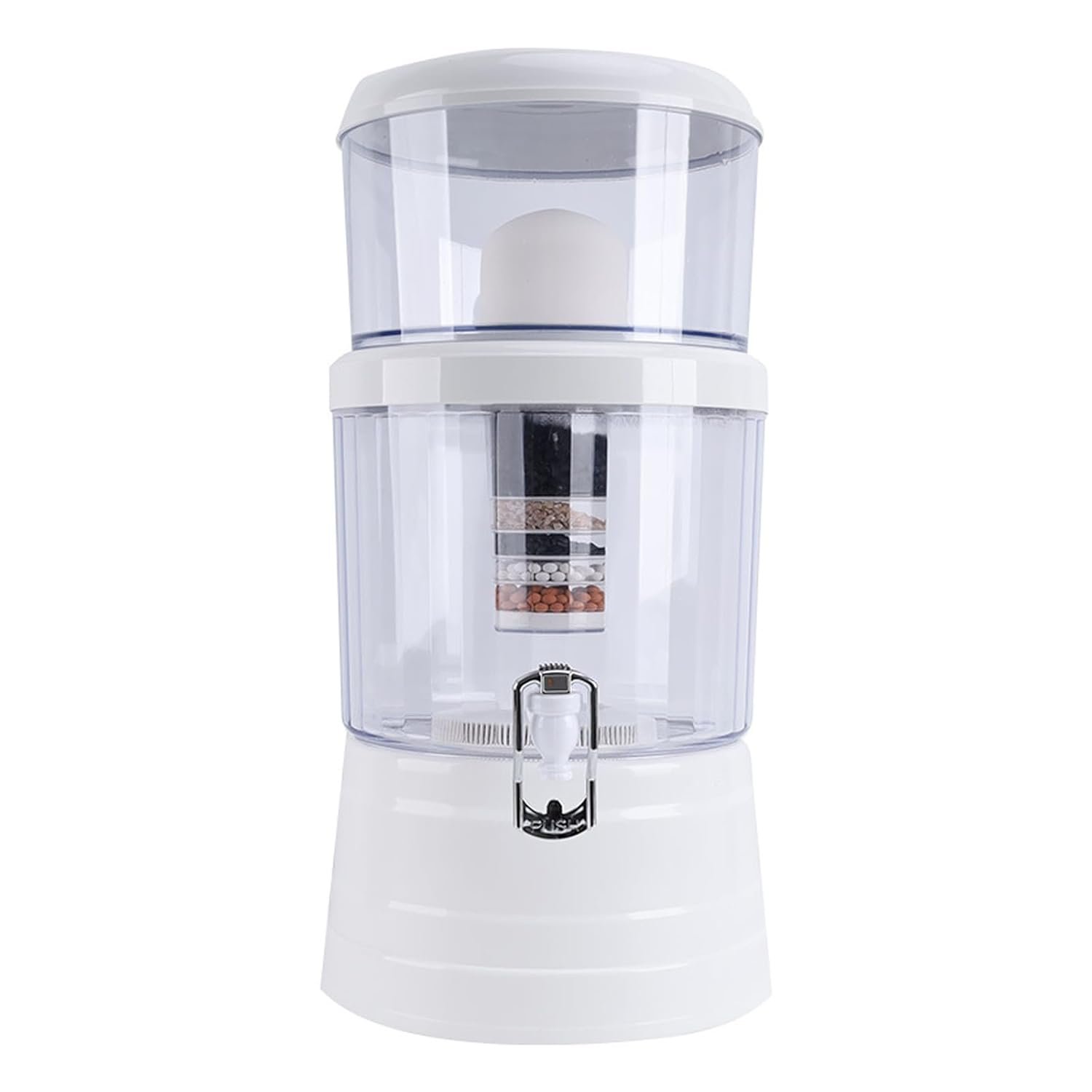 PurePro Portable Water Purifier – 16L Countertop Dispenser, Economical Household Drinking Pot