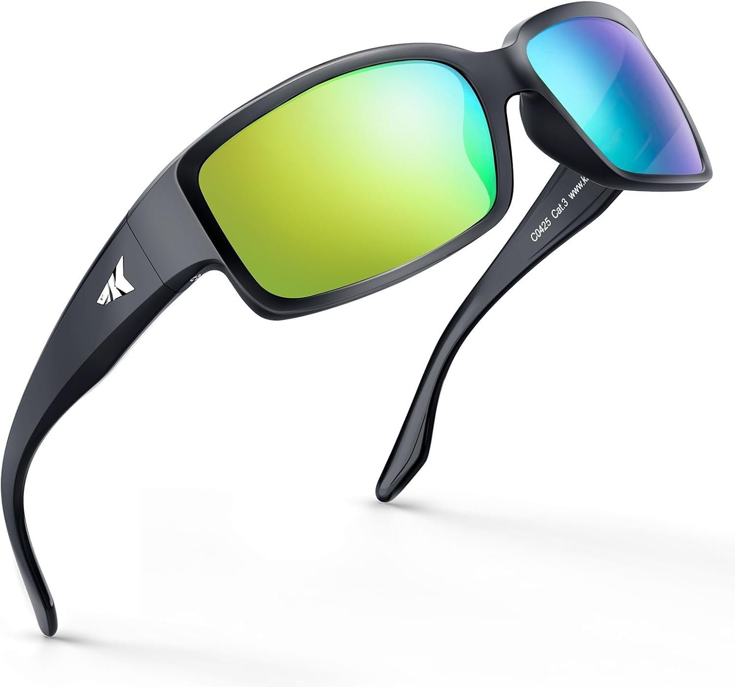 KastKing Skidaway Polarized Sport Sunglasses for Men and Women,Ideal for Driving Fishing Cycling and Running,UV Protection