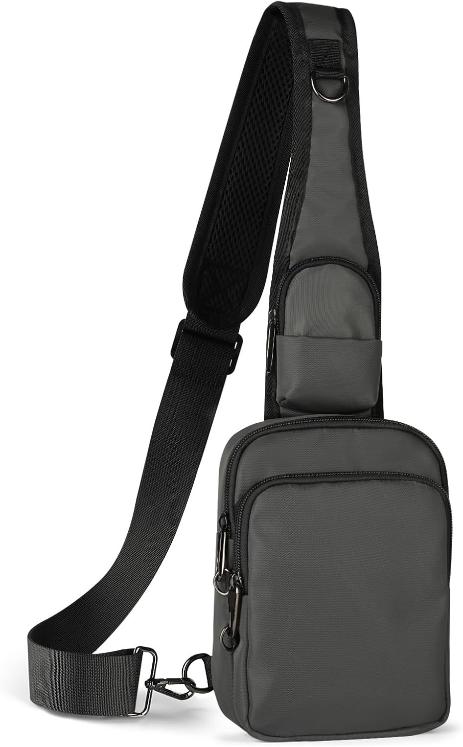 VADOO Sling Bag, Crossbody Bag with Zipper Lock, RFID Blocking & Water Resistant for Men and Women