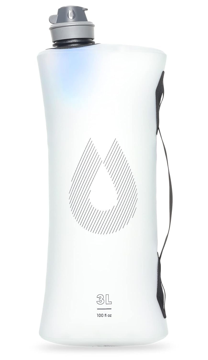 HydraPak Seeker+ – Collapsible Water Filtration & Storage (3L) – BPA & PVC Free, Hydration Reservoir Bag, Leak Proof, Lightweight