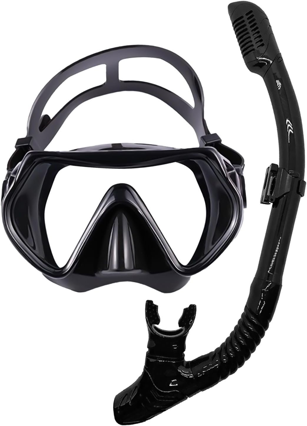 Snorkeling Gear for Adults,Anti-Fog Panoramic View Mask Scuba Gear,Diving Mask,Snorkeling Set Gear Diving Swimming Travel Size