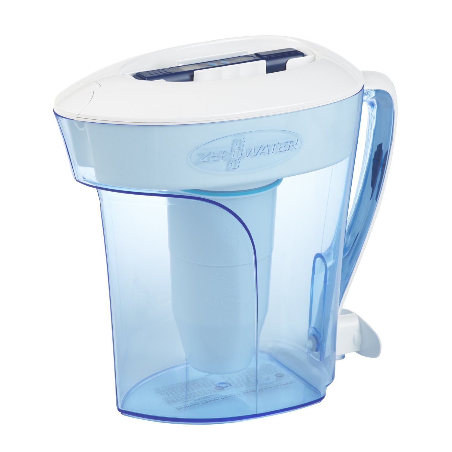 ZeroWater 10-Cup Ready-Pour 5-Stage Water Filter Pitcher 0 TDS for Improved Tap Water Taste – IAPMO Certified to Reduce Lead, Chromium, and PFOA/PFOS