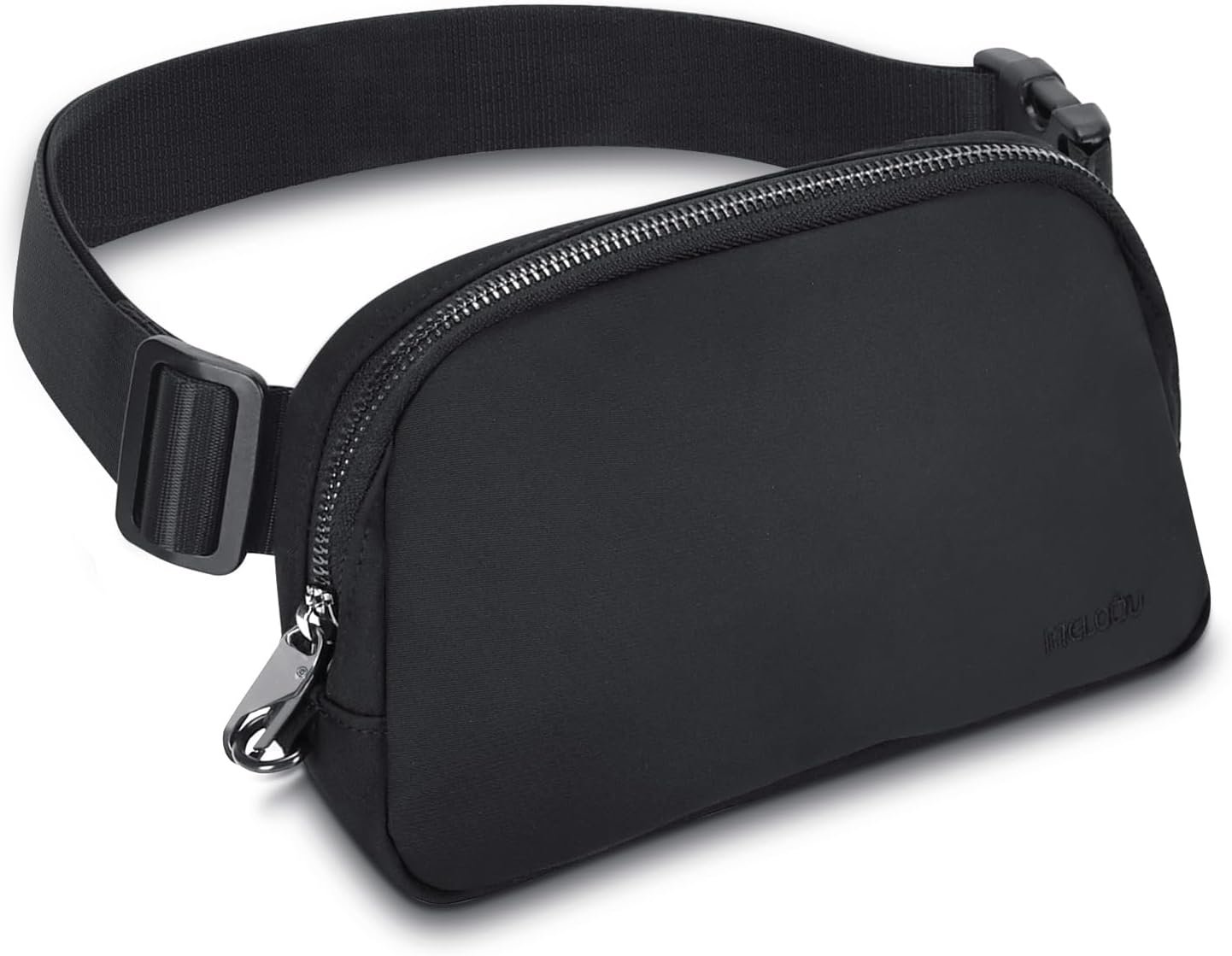 Fanny Pack with Anti Theft for Women Men, Unisex Small Crossbody Belt Bag for Traveling Hiking Running Workout, Everywhere Waist Bag Pack with Adjustable Strap – Black