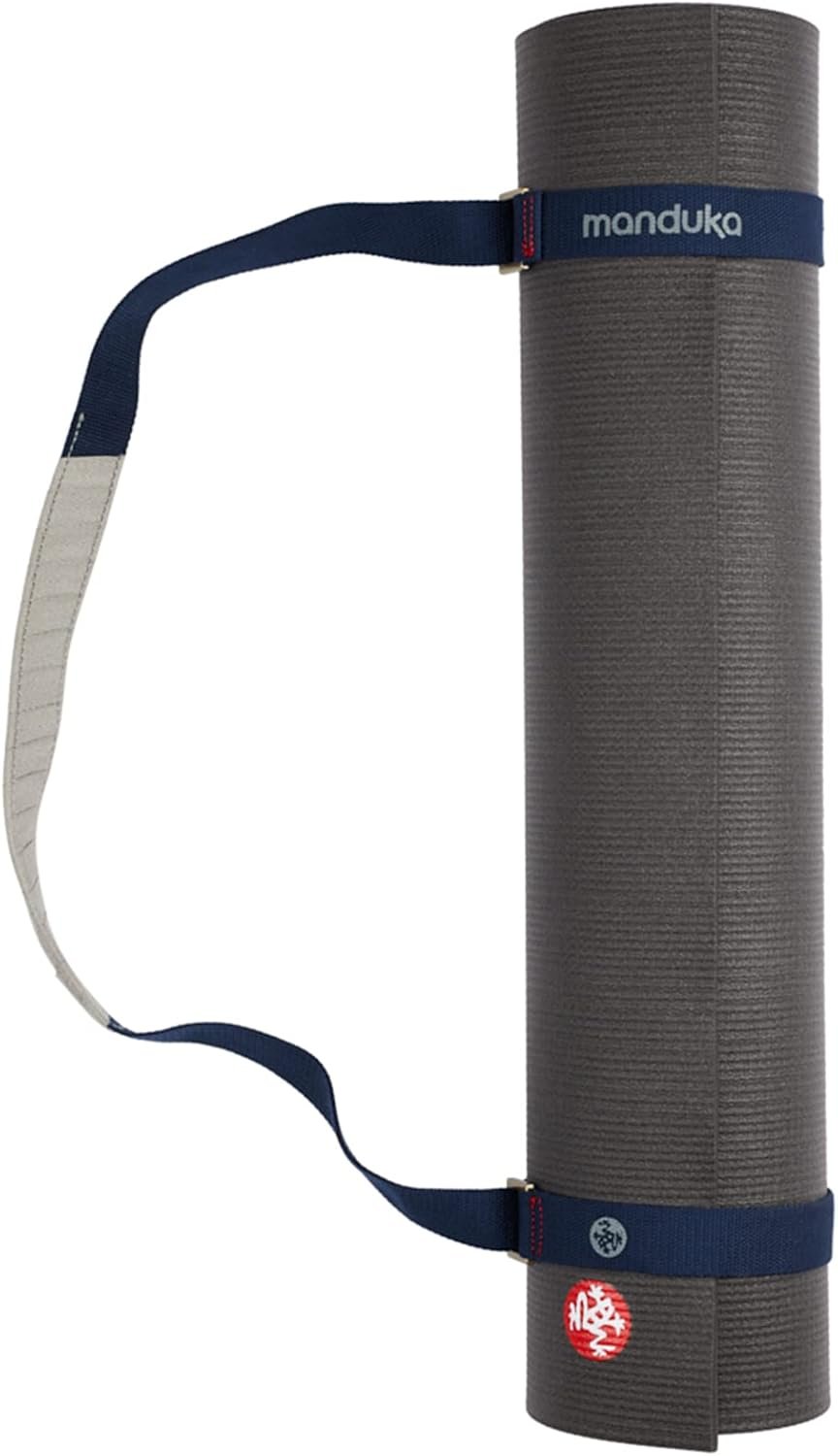 Manduka Yoga Commuter Mat Carrier – Eco-Friendly Cotton, Easy to Carry, Hands-Free, For All Mat Sizes, 68″ x 1.5″