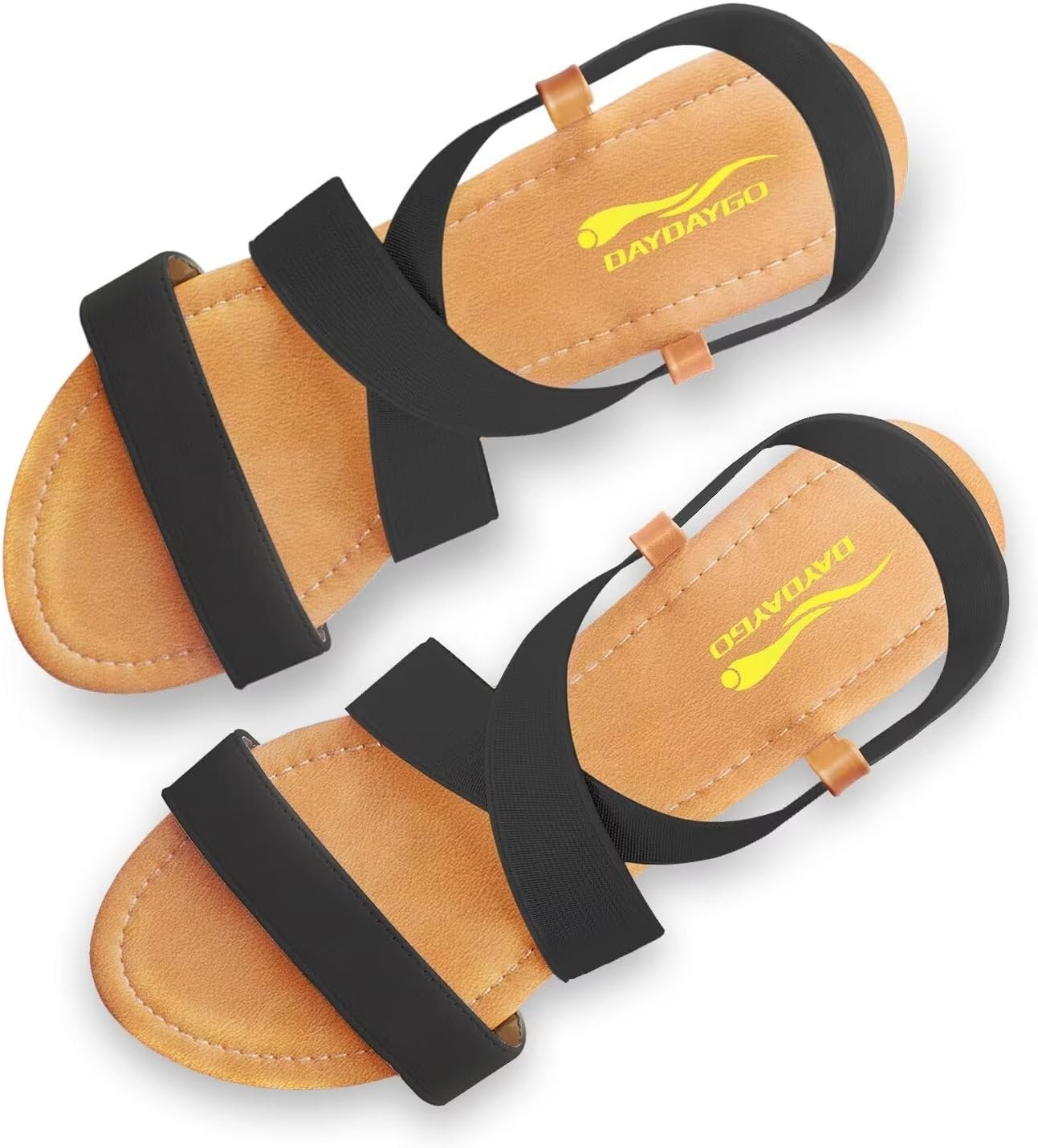 DAYDAYGO Women’s Elastic Flat Sandals
