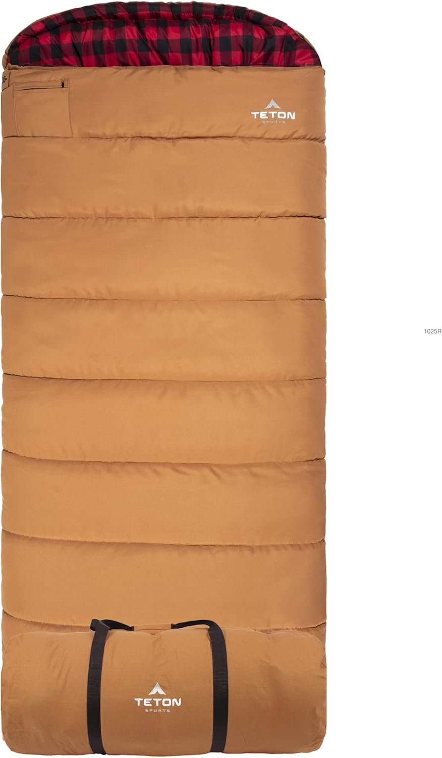 TETON Sports Deer Hunter Sleeping Bag, Warm and Comfortable Camping Sleeping Bag, Teton Tough Canvas Shell for Camping, Hunting, and Cold Weather