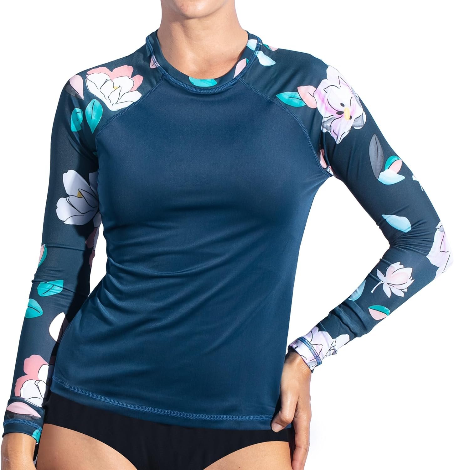 Kanu Surf Womens Keri Long-Sleeve UPF 50+ Rashguard