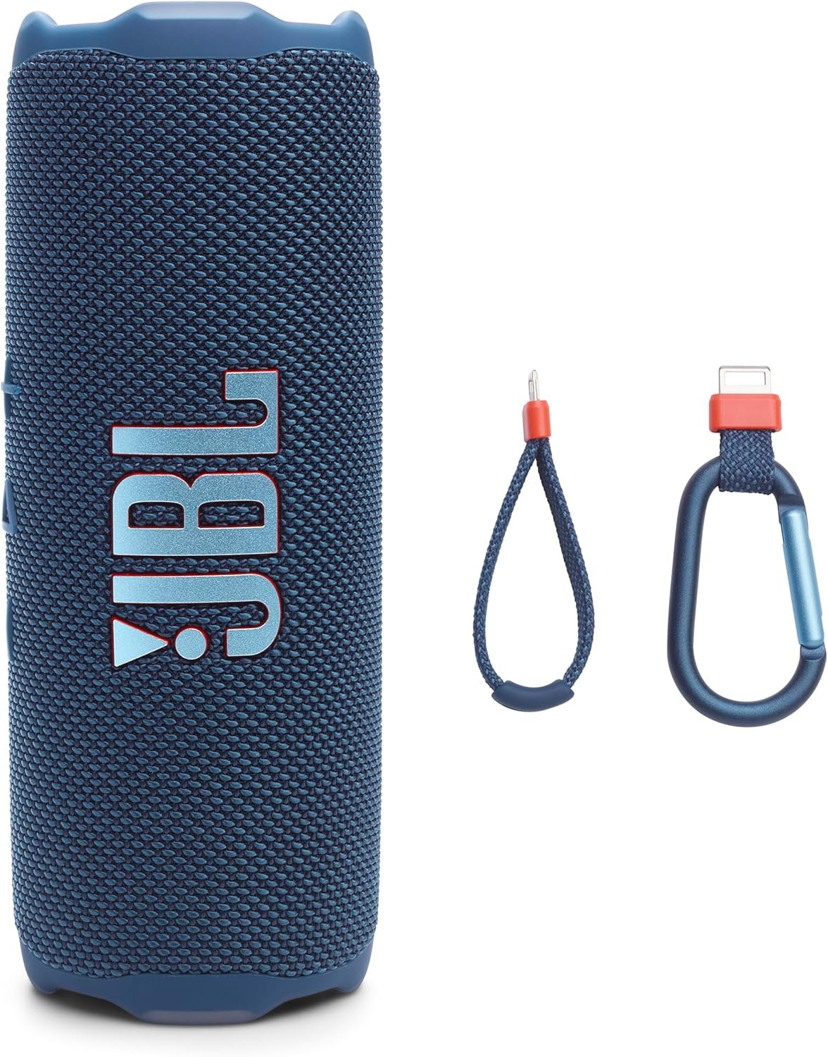 JBL Flip 7 – Portable Waterproof and Drop-Proof Speaker, Bold Pro Sound with AI Sound Boost, 16Hrs of Playtime, and PushLock System with Interchangeable Accessories (Blue)